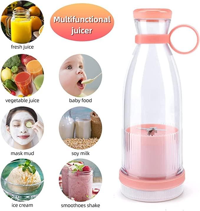 Fresh Juice Portable Blender, 350ML Blender Bottle